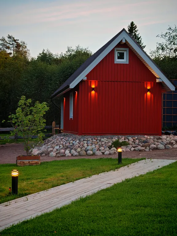 Финский дом Миеликки. Дача с камином и купелью