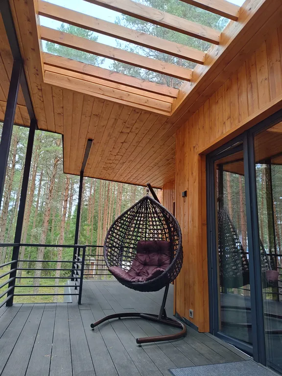 Коттедж Уютный большой дизайнерский дом в лесу Селигера на берегу озера Волго — Турбаза Чайка