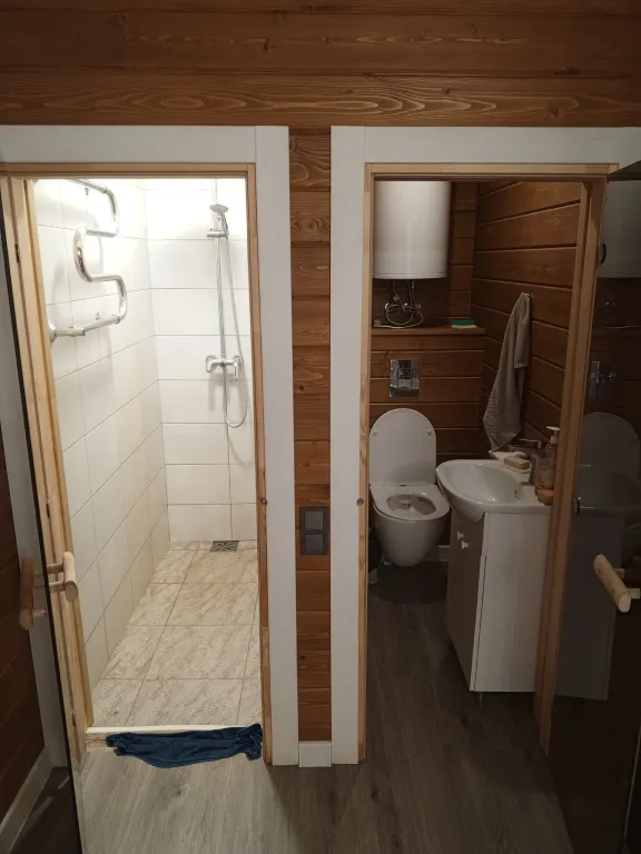 Новый дом-баня с террасой