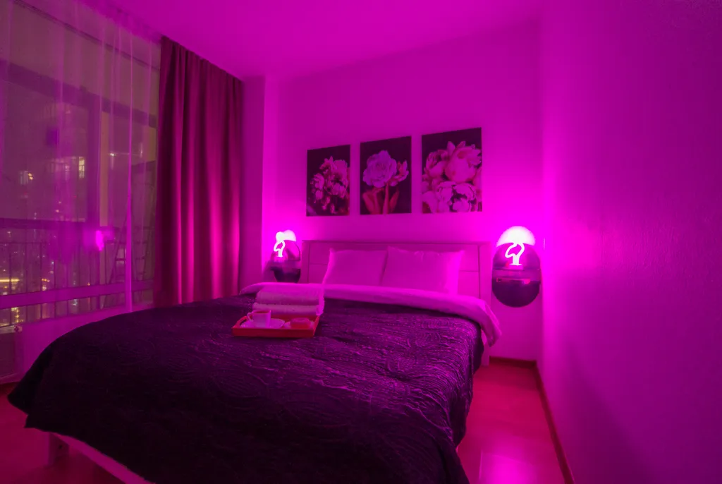 Бордовый закат в Чемпион-парк