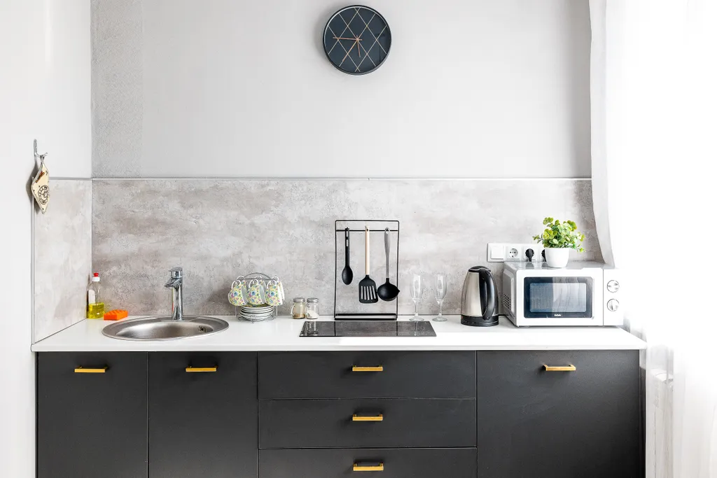 Стильная квартира студия с дизайнерским ремонтом