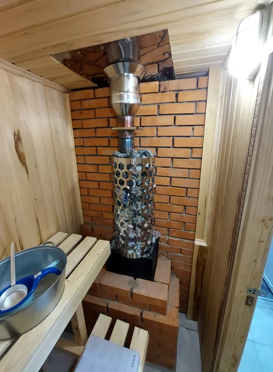 Новейший домик с банькой на дровах недалеко от центра