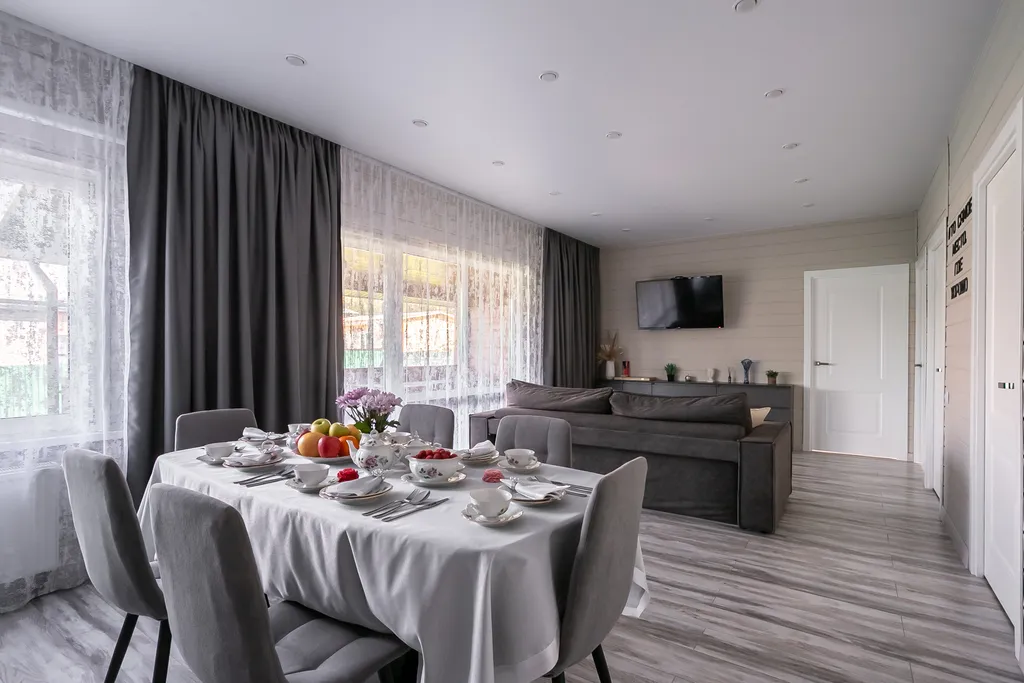 Уютный дом с русской баней и чаном