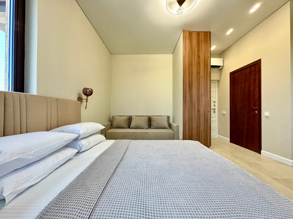 Квартира Квартира Делюкс с балконом и видом на море и горы — Лазаревское