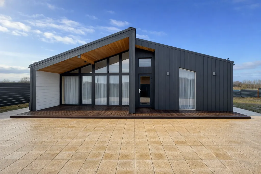 Коттедж Просторный дом в стиле барнхаус с террасой й и чаном — аренда посуточно в Тверь