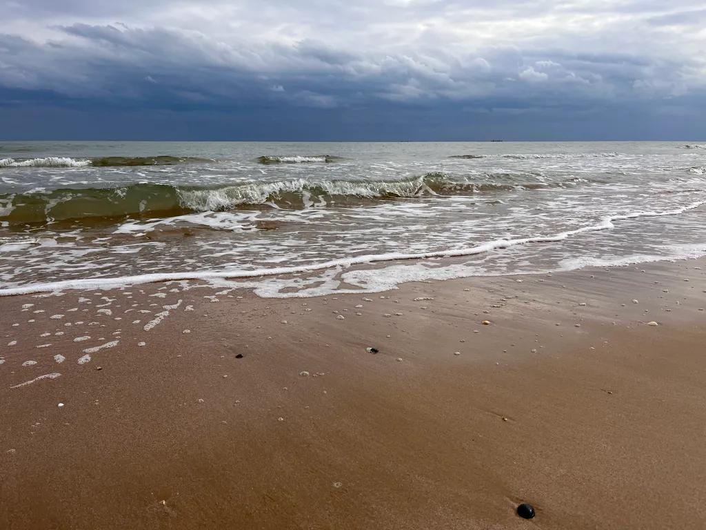Домики на берегу Каспийского моря
