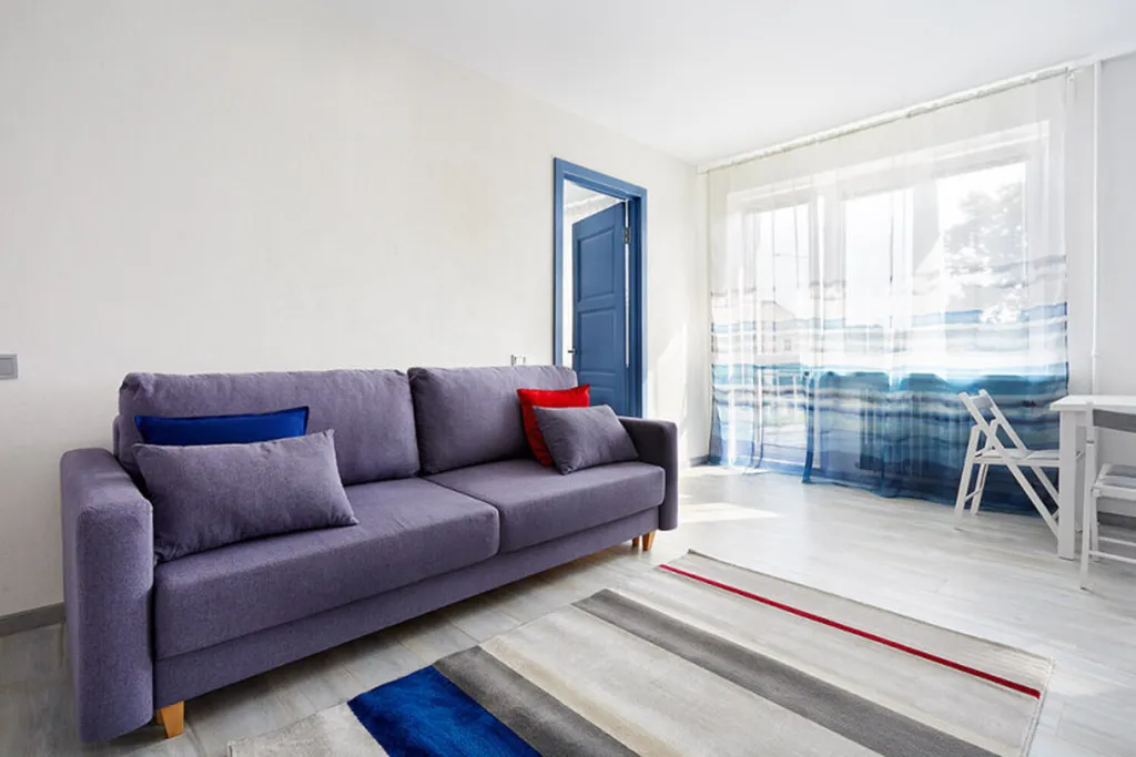 Апартаменты Blue рядом с вокзалами от Mascaron Apartments