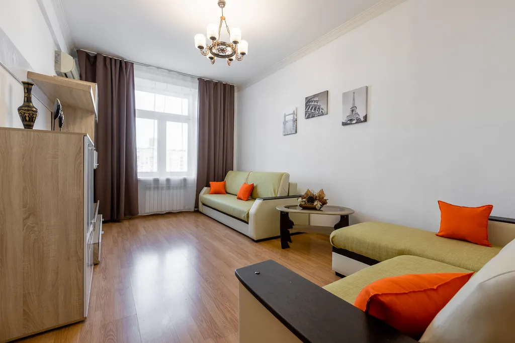 Квартира Квартира с видом на ночную Москву и башни Москва-сити — Москва