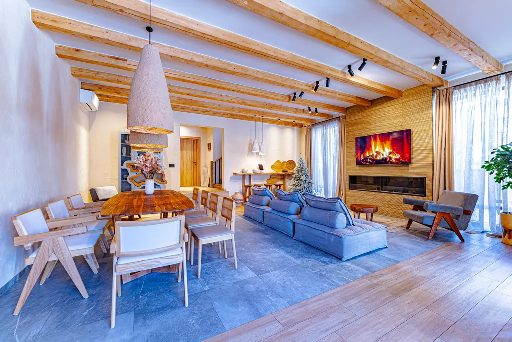 Элитное шале для 12 гостей с джакузи и сауной