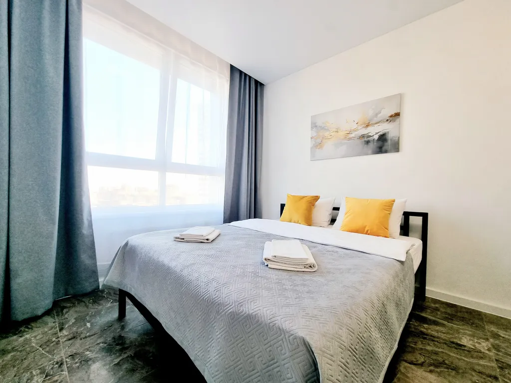 Светлая студия на высоком этаже