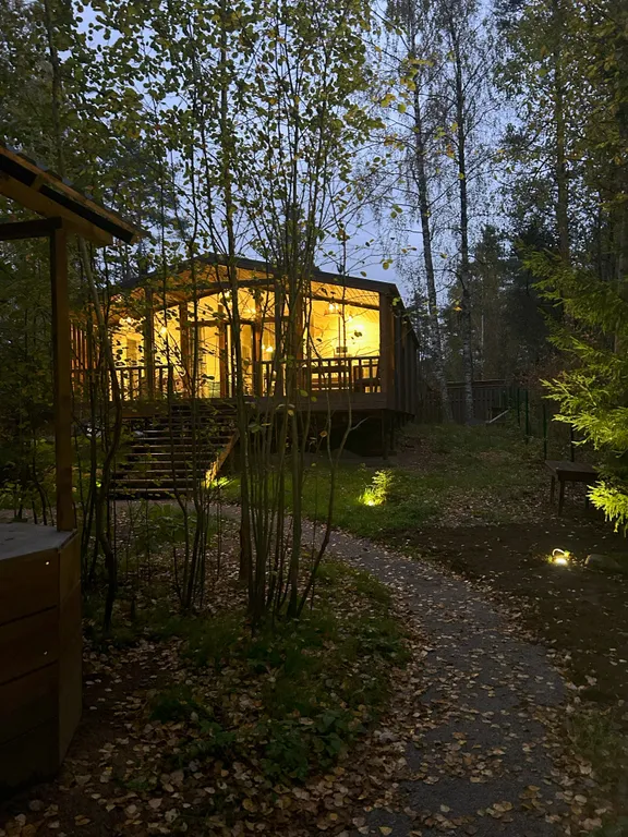 Коттедж Коттедж у озера с камином Сосновый Дом — Орехово