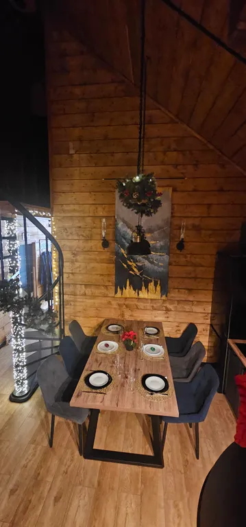 Коттедж Коттедж Большой барнхауз с баней в стиле лофт для прекрасного отдыха за городо — Шишкино