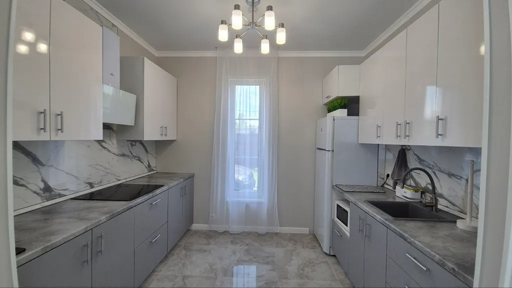 Коттедж Перламутр с сауной и 4 спальнями