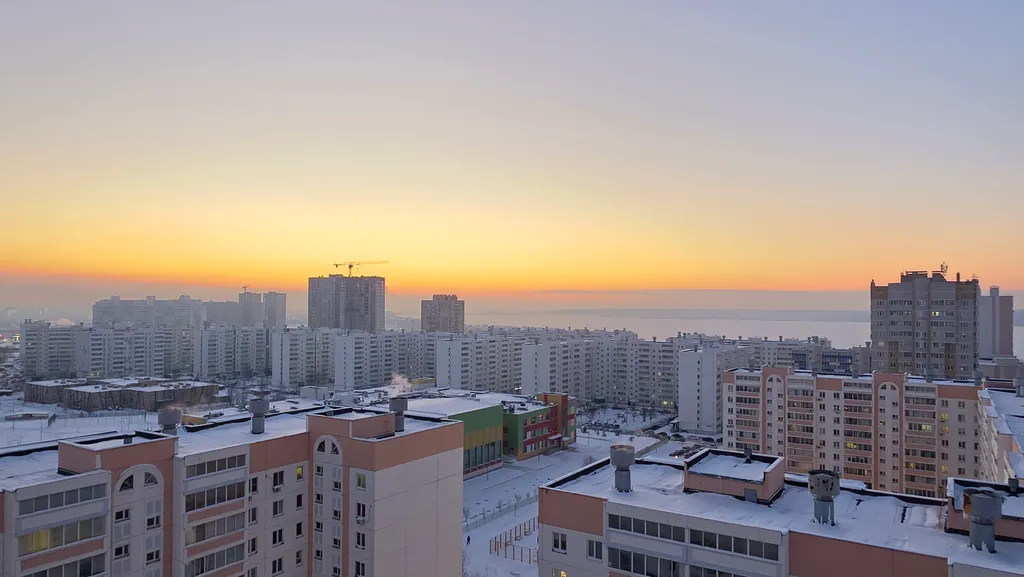 Замечательная квартира в центре с шикарным видом на реку Кама и лес