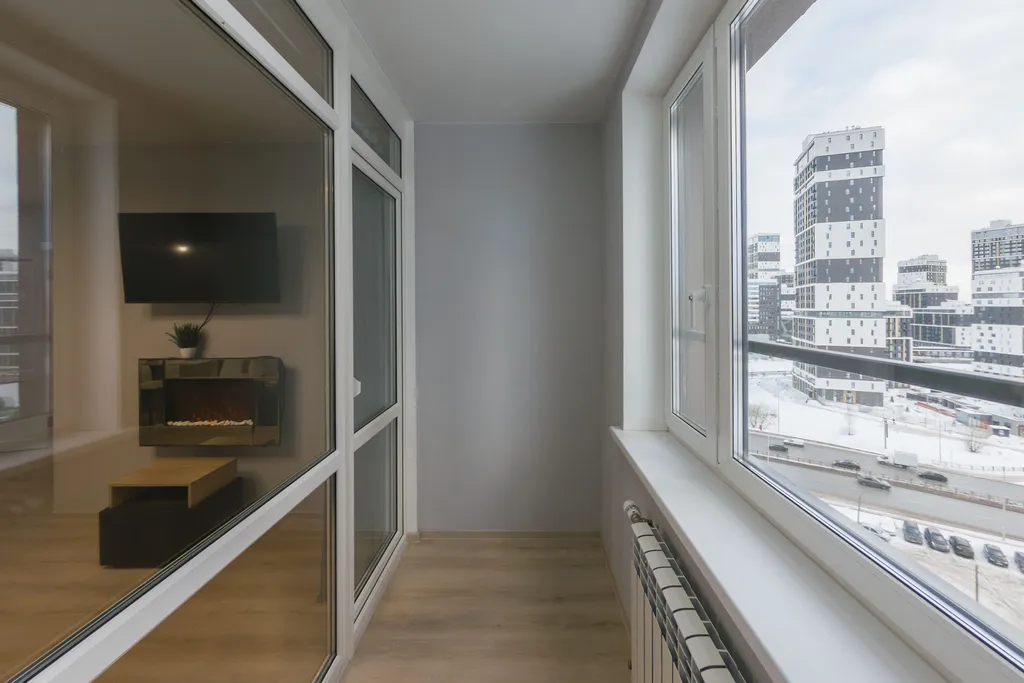 Квартира с камином и кондиционером в ЖК Парковый