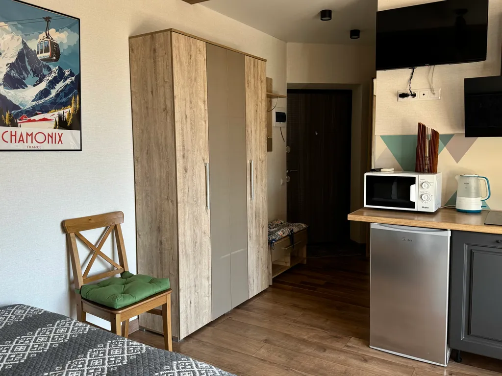 Уютная, светлая, видовая студия в Красной Поляне