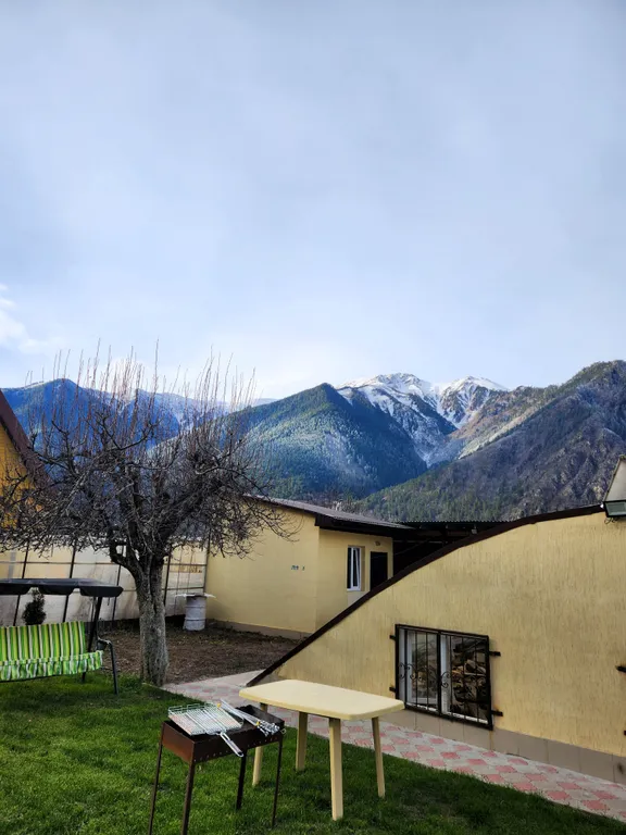 Уютный дом на 8 гостей с баней, с видом на горы Теберды