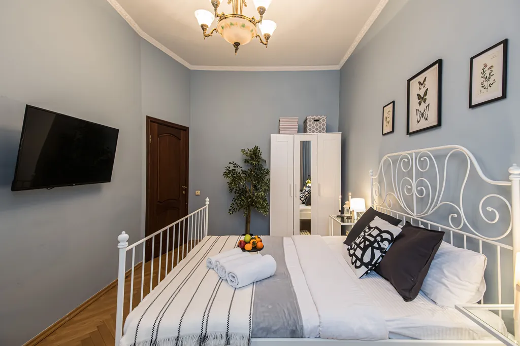 Квартира Квартира Стильная четверка с видом на МИД — Москва