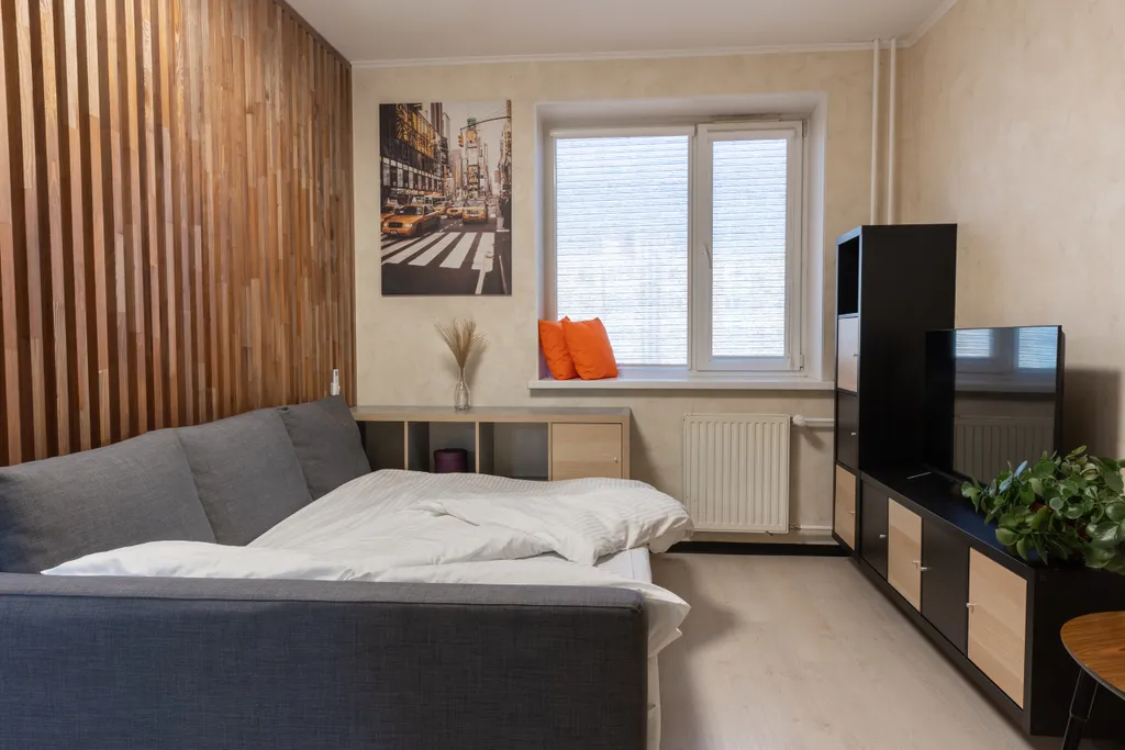 Студия с кондиционером в ЖК новый Петергоф