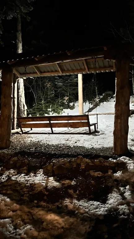 Домик в лесу с видом на горы Архыза с баней