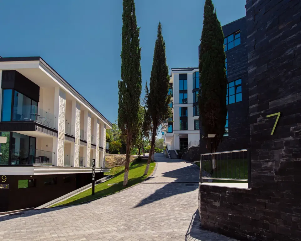 Студия с видом на море парк