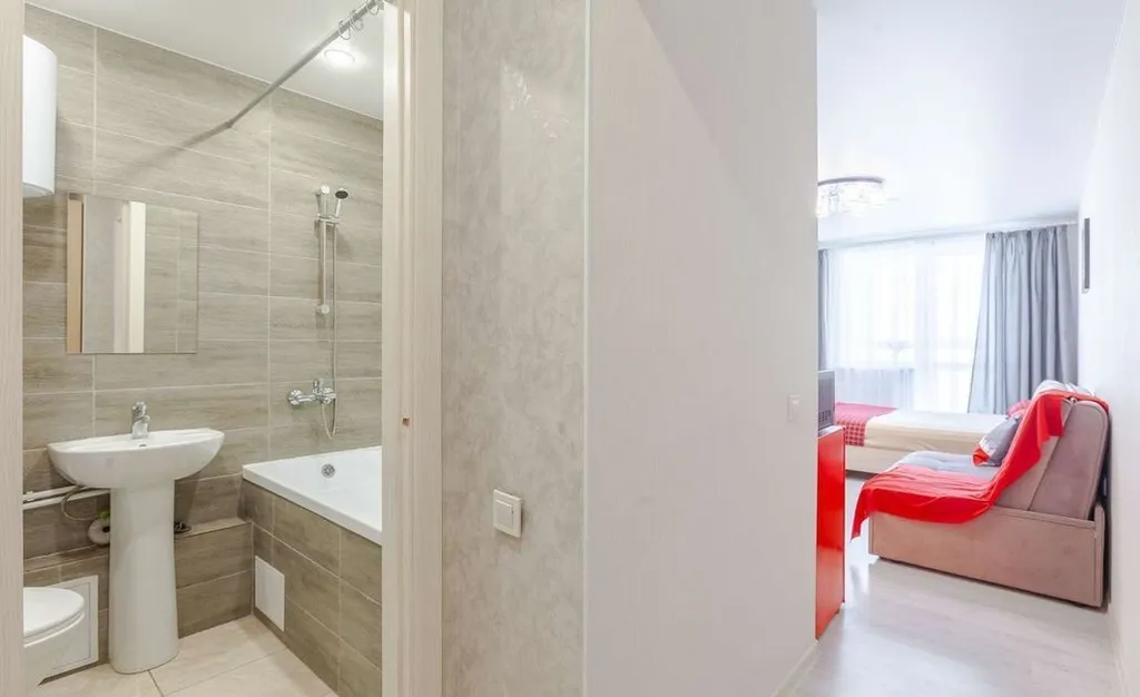 Апартаменты Квартиркаплаза Семейный вариант у Самарских терм, 19 этаж