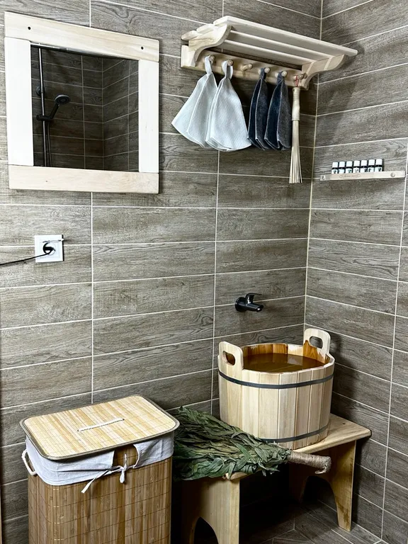 Дом с русской баней на дровах и чаном