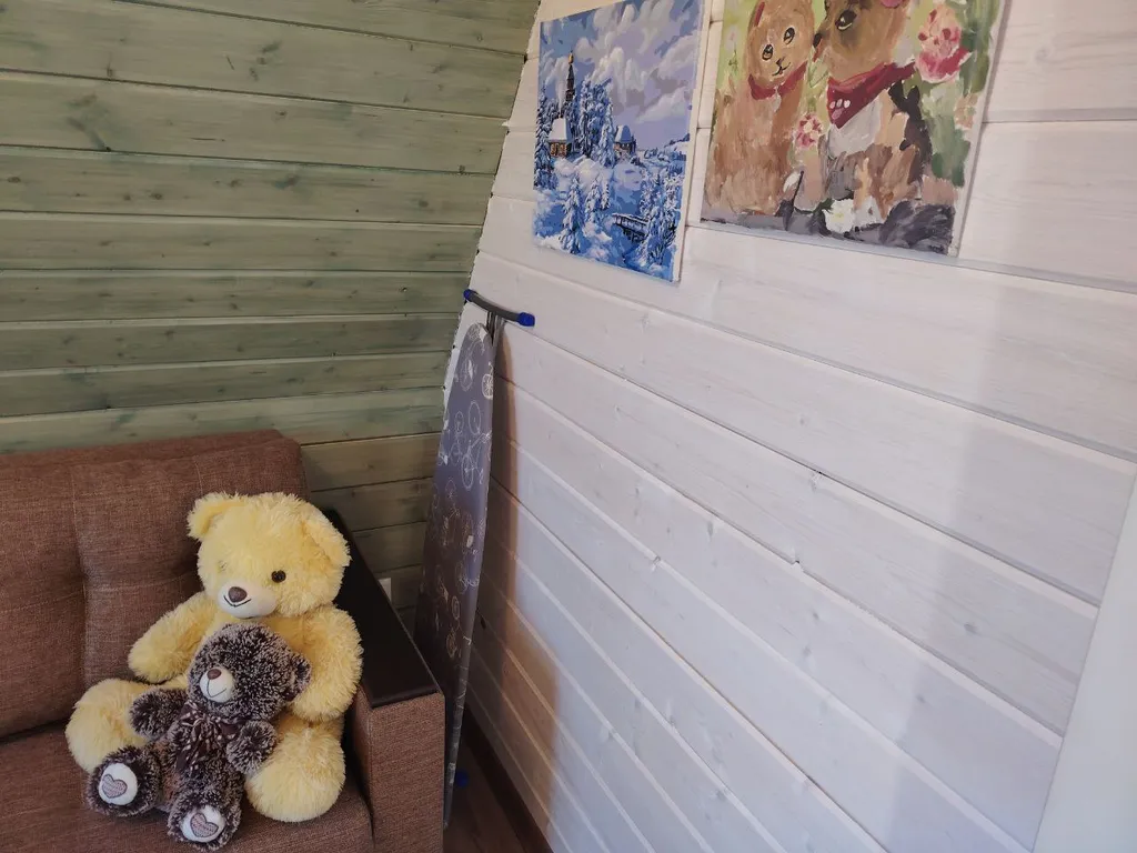 Коттедж Коттедж А-фрейм Кофейный с сибирским банным чаном и баней на берегу реки — Каблуково