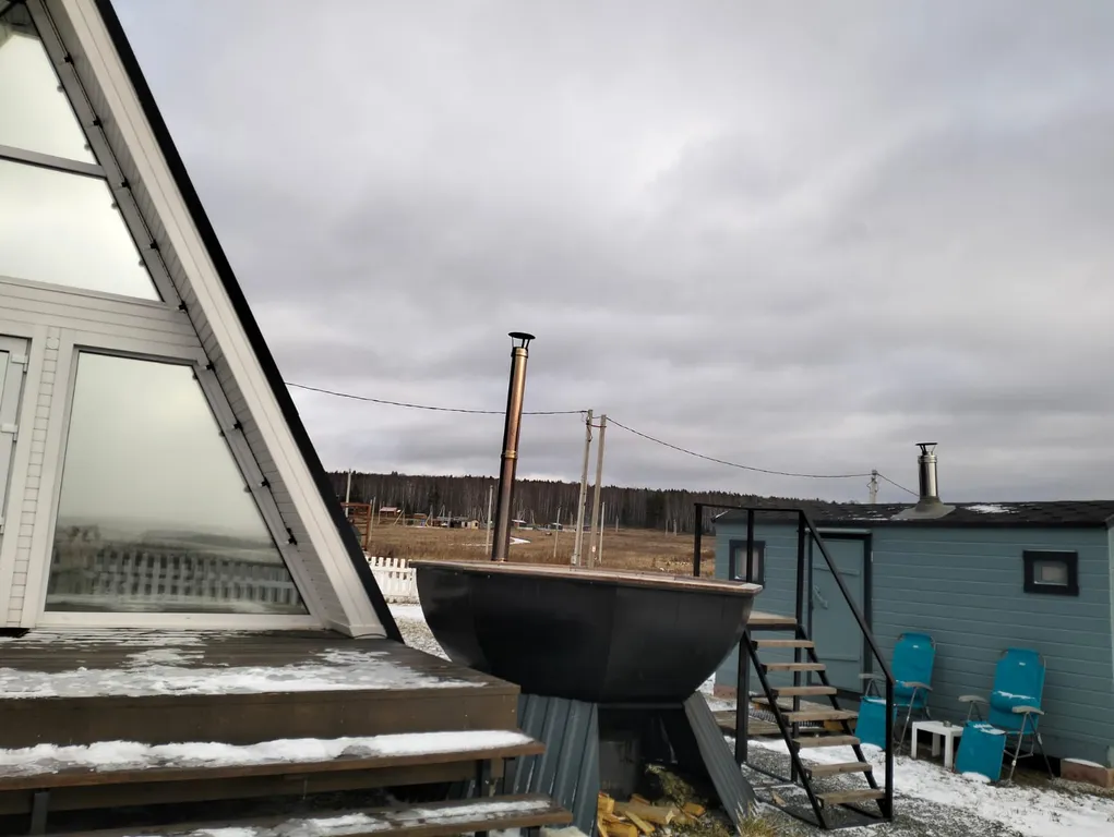 Дом с баней и чаном Просторы Грин