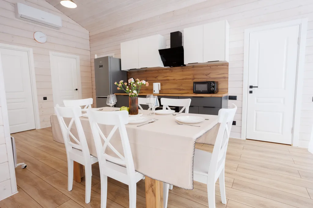 Уютный дом для отдыха на природе с просторной сауной