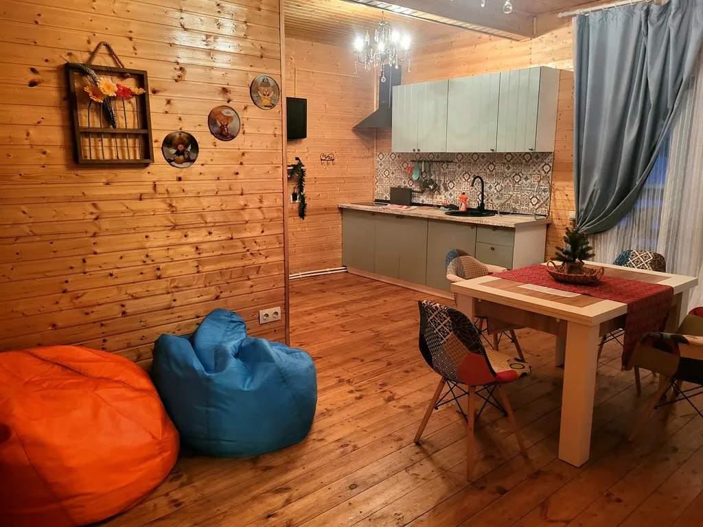 Дизайнерский домик на семейной экоферме в Немцово