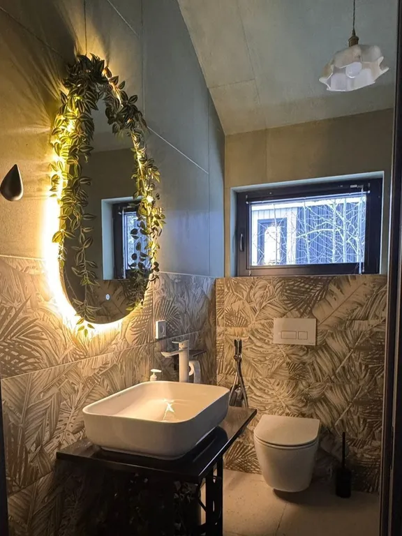 Большой зеленый дом до 6 чел с баней