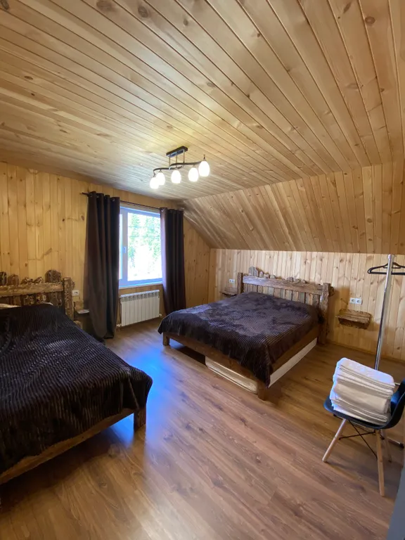 Уютный и просторный коттедж с видом на горнолыжные трассы