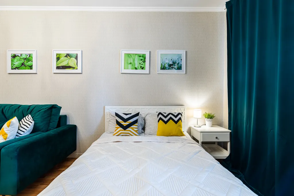 Уютная большая квартира с балконом для приятных вечеров