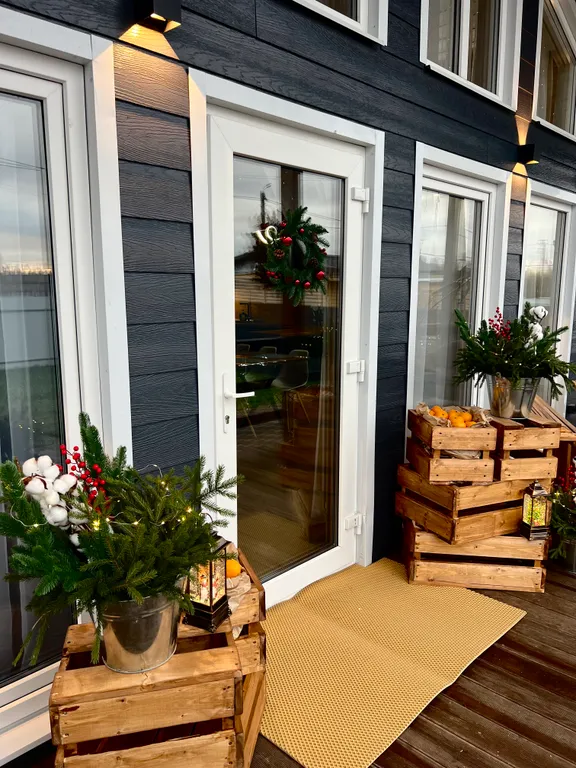 Коттедж Просторный загородный дом с мансардой, баней и горячим чаном — Воскресенское