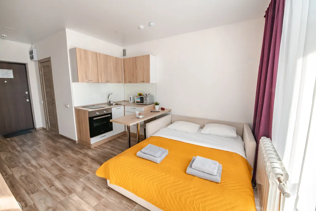 Уютная светлая квартира в новом доме рядом с Калина Молл