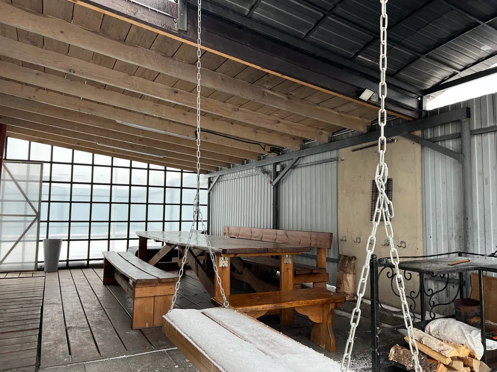 Шале Муха дом с верандой