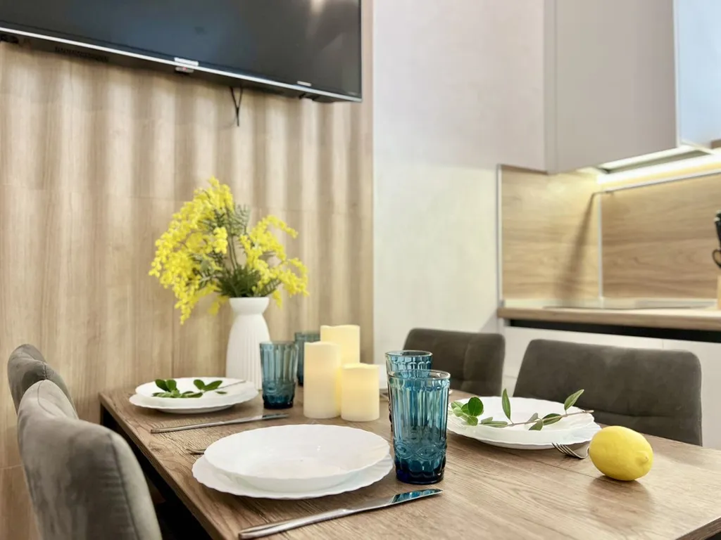 Уютная двухкомнатная квартира с шикарным видом в Гурзуфе