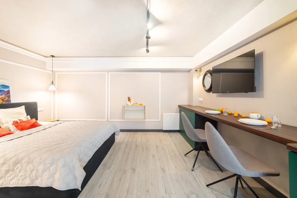 Зеленая студия в ЖК Гринберг