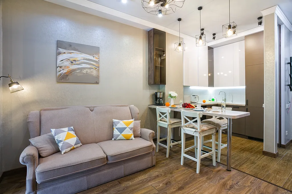 1-комнатная с видом на парк в приморском парке