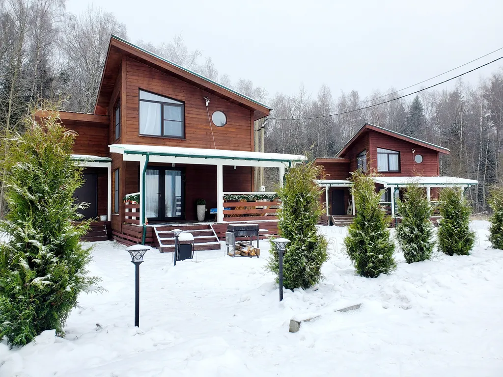 Дизайнерский домик на семейной экоферме в Немцово