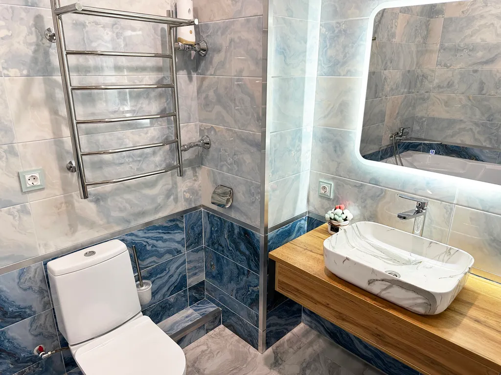 Vip-loft с джакузи, большая 1-комнатная квартира