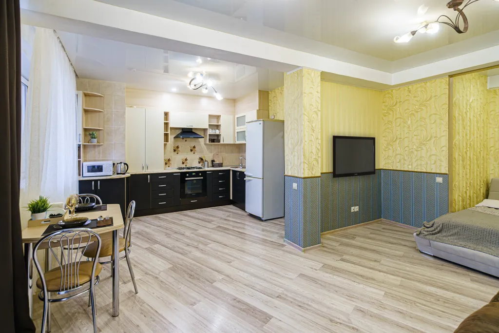 Комфортная просторная квартира-студия в новостройке