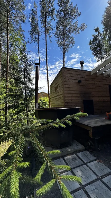 Дом с баней и банным чаном