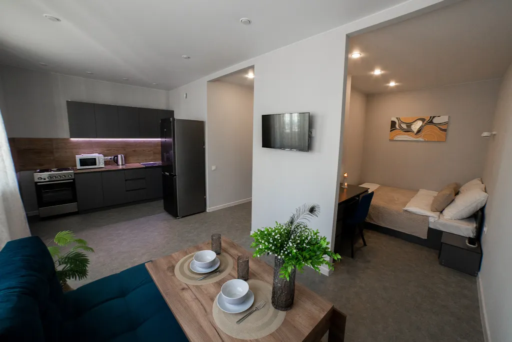 Квартира Квартира Атмосферная студия с новым ремонтом в центре города — Самара