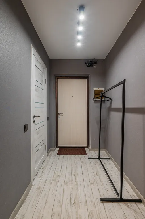 Студия с дизайнерским ремонтом