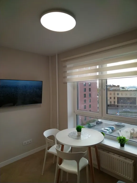 Уютная студия в новом доме с современным ремонтом