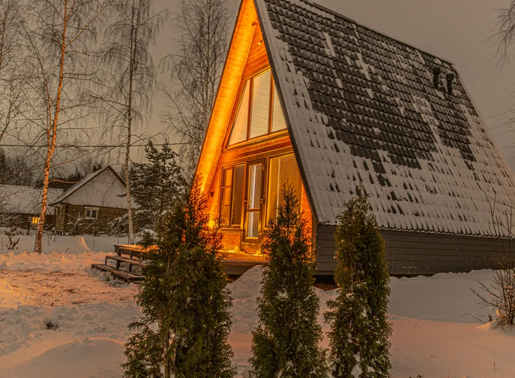 Коттедж Дом для отдыха всей семьей — Луга