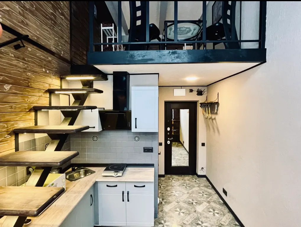 Квартира Квартира Двухуровневый апартамент LOFT Причал 18 — Москва