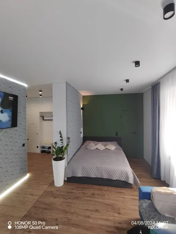 Квартира-студия премиум класса после дизайнерского ремонта